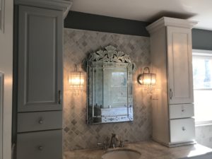marble master bath vanity